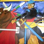 "The Bullfighter"  acrylic mural
2009